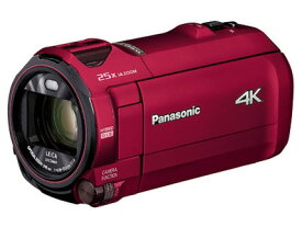 【ポイント10倍】 パナソニック ビデオカメラ HC-VX992MS-R [アーバンレッド] [タイプ：ハンディカメラ 画質：4K 撮影時間：100分 本体重量：355g 撮像素子：MOS 1/2.3型 動画有効画素数：829万画素] 【P10倍】