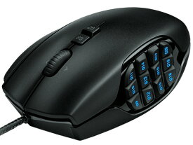 【ポイント10倍】 ロジクール マウス MMO Gaming Mouse G600 G600t [タイプ：レーザーマウス インターフェイス：USB その他機能：チルトホイール/カウント切り替え可能 ボタン数：20ボタン 重さ：133g] 【P10倍】