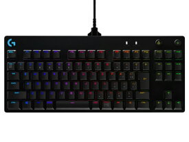 【ポイント10倍】 ロジクール キーボード PRO Gaming Keyboard G-PKB-002CK [ブラック] [キーレイアウト：日本語 キースイッチ：メカニカル インターフェイス：USB テンキー：なし(テンキーレス) キーストローク：3.7mm] 【P10倍】