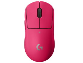 【ポイント10倍】 ロジクール マウス PRO X SUPERLIGHT Wireless Gaming Mouse G-PPD-003WL-MG [マゼンタ] [タイプ：光学式マウス インターフェイス：無線2.4GHz その他機能：カウント切り替え可能/着脱式レシーバ ボタン数：5ボタン 重さ：63g] 【P10倍】