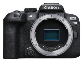 【ポイント10倍】 CANON デジタル一眼カメラ EOS R10 ボディ [タイプ：ミラーレス 画素数：2550万画素(総画素)/2420万画素(有効画素) 撮像素子：APS-C/22.3mm×14.9mm/CMOS 重量：382g] 【P10倍】
