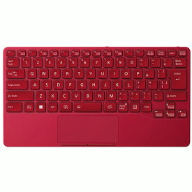 【ポイント10倍】 富士通 キーボード FMV Mobile Keyboard FMV-NKBUR [Garnet Red] [キーレイアウト：日本語86 インターフェイス：USB/USB Type-C/Bluetooth テンキー：なし(テンキーレス) キーストローク：1.5mm] 【P10倍】