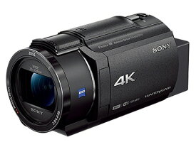 【ポイント10倍】 SONY ビデオカメラ FDR-AX45A (B) [ブラック] [タイプ：ハンディカメラ 画質：4K 撮影時間：160分 本体重量：510g 撮像素子：CMOS 1/2.5型 動画有効画素数：829万画素] 【P10倍】