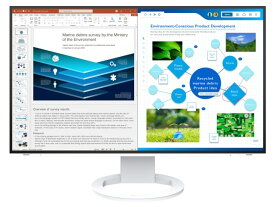 【ポイント10倍】 【代引不可】EIZO PCモニター・液晶ディスプレイ FlexScan EV2781-WT [27インチ ホワイト] 【P10倍】
