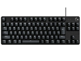 【ポイント10倍】 ロジクール キーボード G413 TKL SE Mechanical Gaming Keyboard G413TKLSE [ブラック] [キーレイアウト：日本語 キースイッチ：メカニカル インターフェイス：USB テンキー：なし(テンキーレス) キーストローク：4mm] 【P10倍】