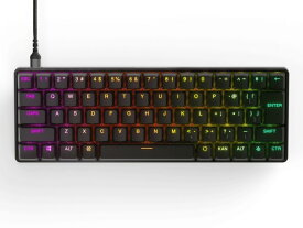 【ポイント10倍】 steelseries キーボード Apex 9 Mini JP [キーレイアウト：日本語 インターフェイス：USB テンキー：なし(テンキーレス) キーストローク：1.0～1.5mm] 【P10倍】