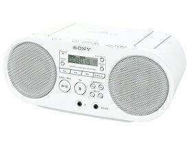 【ポイント10倍】 SONY CDラジオ ZS-S40 (W) [ホワイト] [最大出力：4W タイプ：CDラジオ 幅x高さx奥行き：300x125x210.5mm 重さ：2kg] 【P10倍】