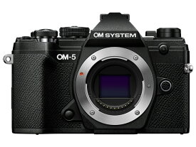 【ポイント10倍】 OMデジタルソリューションズ デジタル一眼カメラ OM SYSTEM OM-5 ボディ [ブラック] 【P10倍】