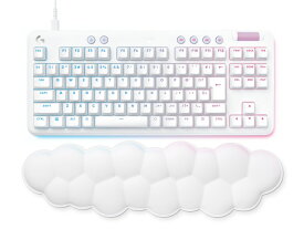 【ポイント10倍】 ロジクール キーボード G713 Gaming Keyboard-Tactile G713-TC [ホワイトミスト] [キーレイアウト：日本語87 キースイッチ：メカニカル インターフェイス：USB テンキー：なし(テンキーレス)] 【P10倍】