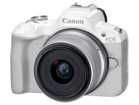 【ポイント10倍】 CANON デジタル一眼カメラ EOS R50 RF-S18-45 IS STM レンズキット [ホワイト] 【P10倍】