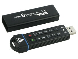 【ポイント10倍】 Apricorn USBメモリー Aegis Secure Key 3.0 ASK3-120GB [120GB] [容量：120GB USB3.1 Gen1(USB3.0)：○ セキュリティロック対応：○] 【P10倍】