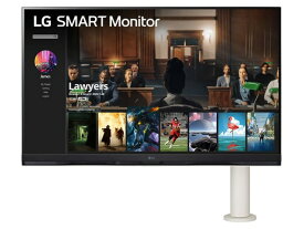 【ポイント10倍】 【代引不可】LGエレクトロニクス PCモニター・液晶ディスプレイ SMART Monitor 32SQ780S-W [31.5インチ ホワイト] 【P10倍】