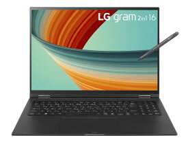 【ポイント10倍】 LGエレクトロニクス ノートパソコン LG gram 2in1 16T90R-KA78J [オブシディアンブラック] 【P10倍】