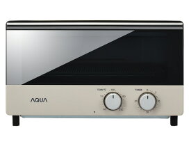 【ポイント10倍】 AQUA トースター AQT-WS14P(H) [グレージュ] [タイプ：オーブン 加熱方式：ヒーター 同時トースト数：4枚 温度調節機能：○ 消費電力：1200W] 【P10倍】