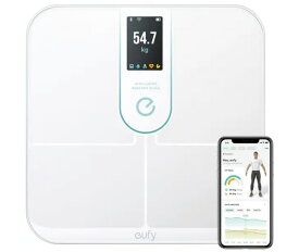 【ポイント10倍】 ANKER 体重計・体脂肪計・体組成計 Eufy Smart Scale P3 [ホワイト] [タイプ：体組成計 測定方式：両足 サイズ：325x26x325mm 重量：1.9kg] 【P10倍】