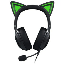 【ポイント10倍】 Razer ヘッドセット Kraken Kitty V2 RZ04-04730100-R3M1 [Black] [ヘッドホンタイプ：オーバーヘッド プラグ形状：USB 装着タイプ：両耳用 接続方式：ワイヤード(有線) リモコン：○ ゲーミング：○] 【P10倍】