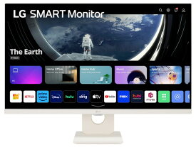 【ポイント10倍】 LGエレクトロニクス PCモニター・液晶ディスプレイ SMART Monitor 27SR50F-W [27インチ ホワイト] 【P10倍】