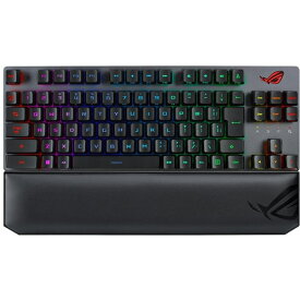 【ポイント10倍】 ASUS キーボード ROG Strix Scope RX TKL Wireless Deluxe 日本語 赤軸 [キーレイアウト：日本語/80% キースイッチ：オプティカル インターフェイス：USB/Bluetooth テンキー：なし(テンキーレス)] 【P10倍】