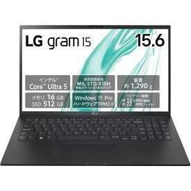 【ポイント10倍】 LGエレクトロニクス ノートパソコン LG gram 15Z90S-VP55J [オブシディアンブラック] 【P10倍】