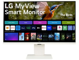 【ポイント10倍】 LGエレクトロニクス PCモニター・液晶ディスプレイ MyView Smart Monitor 32SR83U-W [31.5インチ] 【P10倍】