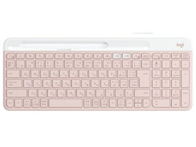 【ポイント10倍】 ロジクール キーボード Slim Multi-Device K580 K580RO [ローズ] [キーレイアウト：日本語/フルサイズ キースイッチ：パンタグラフ インターフェイス：USB/Bluetooth テンキー：あり] 【P10倍】