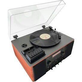 【ポイント10倍】 ANABAS ミニコンポ・セットコンポ AMS-500 [対応メディア：CD/CD-R/RW/カセットテープ/レコード 最大出力：36W] 【P10倍】
