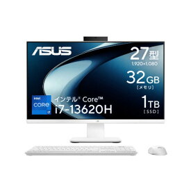 【ポイント10倍】 ASUS デスクトップパソコン V400 AiO (V470VAK) V470VAK-WPE092W [ホワイト] 【P10倍】