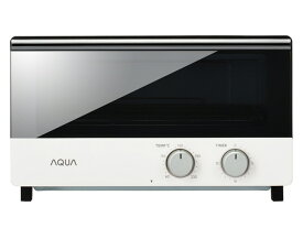 【ポイント10倍】 AQUA トースター AQT-WA11P(W) [ホワイト] [タイプ：オーブン 加熱方式：ヒーター 同時トースト数：2枚 温度調節機能：○ 消費電力：1200W] 【P10倍】