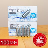 炭酸ガス カートリッジ 100回分 炭酸水 炭酸水メーカー用 ガスカートリッジ 炭酸ガス ソーダ サイダー ス…