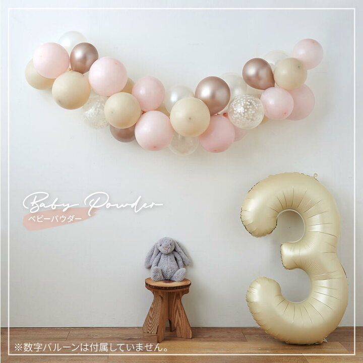 楽天市場】誕生日 飾り付け バルーンガーランドキット バルーン 1歳 2 
