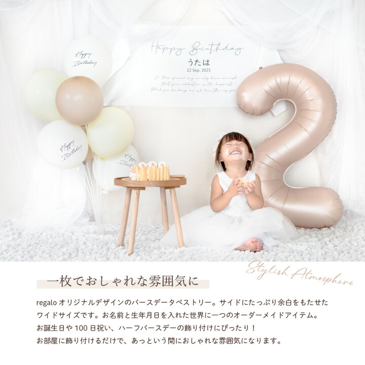 楽天市場】名入れ タペストリー 誕生日 バースデー Happy Birthday 