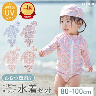 10%OFFクーポン配布★16日1:59迄 ラッシュガード 水遊びパンツ セット キッズ ベビー 水着 長袖 前開き …