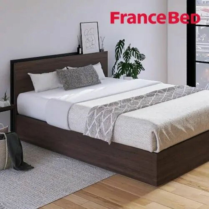 楽天市場】[ベッド ダブル] フランスベッド 幅154cm 収納付き すのこ 