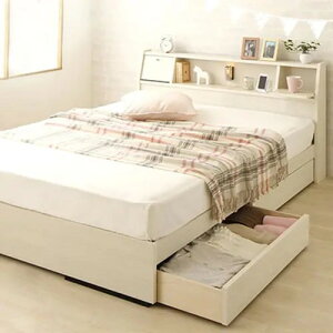 �_�u���x�b�h ���[�t���x�b�h �Ɩ��t���x�b�h �I�t�� �R���Z���g�t�� �����o���t�� ���t�����[ ��e�� ���{���Y �z���C�g ��98cm ����207cm �x�b�h�t���[���̂�