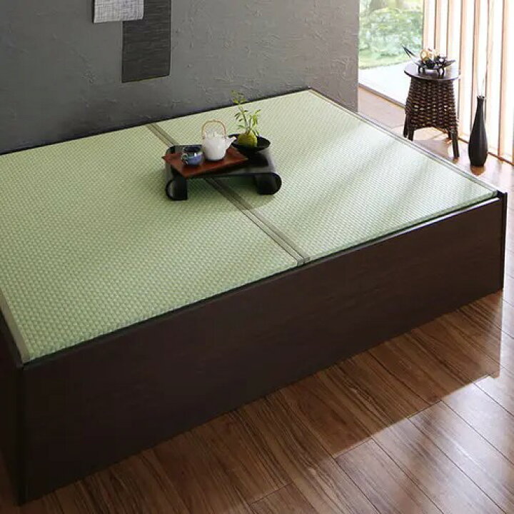 楽天市場】セミダブルベッド 収納付きベッド すのこベッド 畳ベッド 