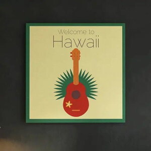 素朴で愛らしいモチーフ使いで、眺める人を和ませる ウクレレのファブリックボード