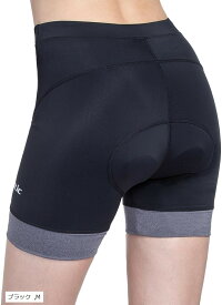 【楽天ランキング1位入賞】レディース サイクルパンツ レーサーパンツ サイクリング ショーツ 自転車 ロードバイク 3Dパッド付き M (ブラック, Medium)