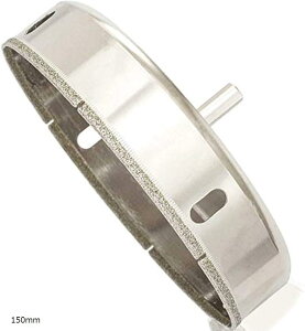 【楽天ランキング1位入賞】ホールソー ガラス タイル 用 サイズ 6〜150mm ガラス穴あけ 工具 ホルソー (150mm)