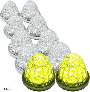 yyVLO1ʓ܁z݊i JX^}CY 24V gbNp LED }[J[v TCh 8ʃNX^Jbgdl 16LED ėp 10 CG[ (CG[)