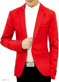 楽天市場 赤 テーラードジャケット メンズファッション の通販