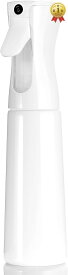 【楽天ランキング1位入賞】スプレーボトル 霧吹き 350ml 日本製 超微粒子 連続ミスト 遮光 アルコール対応 ホワイト x 1本 (ホワイト 1本, 350 ml)