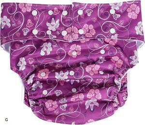 【楽天ランキング1位入賞】大人用 かわいい オムツ カバー フリーサイズ(G, フリーサイズ)