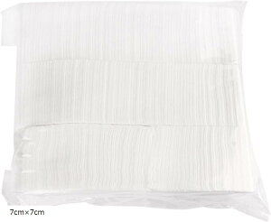 【楽天ランキング1位入賞】コットン コットンパフ 化粧用コットン 化粧水用 ふきとり用 大判 500枚入り 厚め (7cmx7cm)