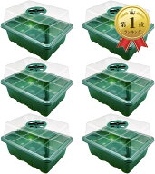 【楽天ランキング1位入賞】育苗ポット 6個セット 育苗トレイ 苗箱 種まき 発芽 育成 野菜 植物 家庭菜園 …