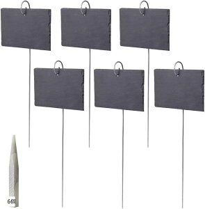 【楽天ランキング1位入賞】園芸 ネームプレート 園芸ラベル ガーデニング おしゃれ 6個 (6個)