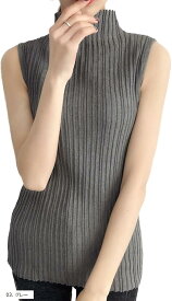 楽天市場 リブ タートル ノースリーブの通販