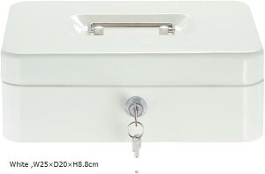 񂰋 LbVCg v ItBX ~j  X`[ ƒp White W25xD20xH8.8cm (White, W25xD20xH8.8cm)