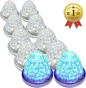 yyVLO1ʓ܁zJX^}CY 24V gbNp LED }[J[v TCh 8ʃNX^Jbgdl 16LED ėp 10 Zbg u[ (u[)