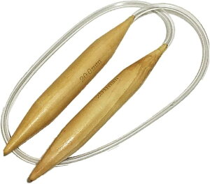 【楽天ランキング1位入賞】ST TS 超 極太 毛糸 チャンキー ニット ヤーン 編み針 輪針 SW1290 竹製 20mm全長 80cm