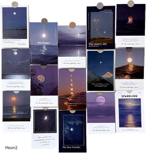 ŉ |XgJ[h 15Zbg ͂TCY k ؍ CO CeA G ~j|X^[(Moon2)